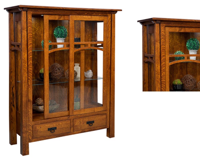 amish woodworking custom hutches & buffets image