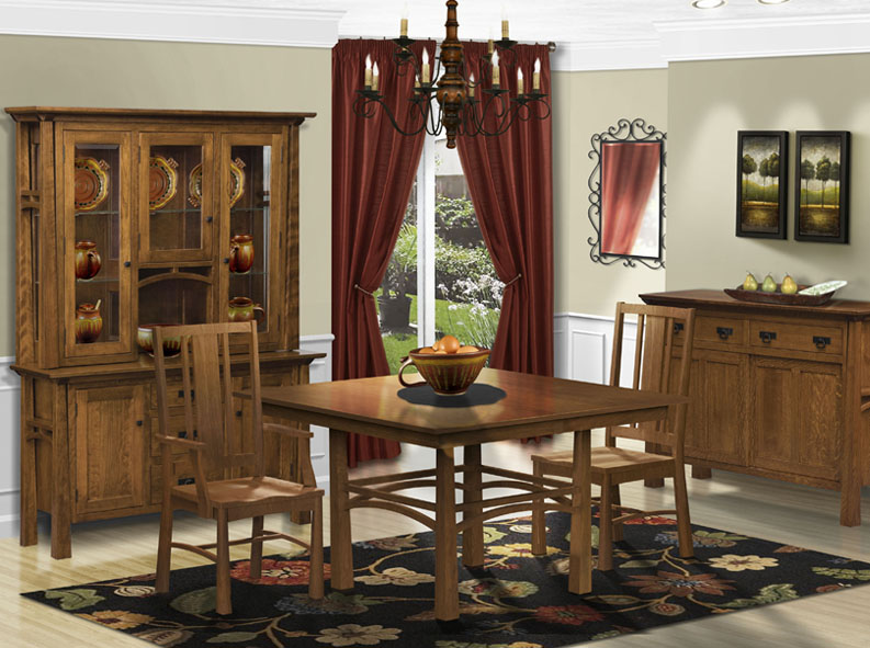 amish woodworking custom hutches & buffets image