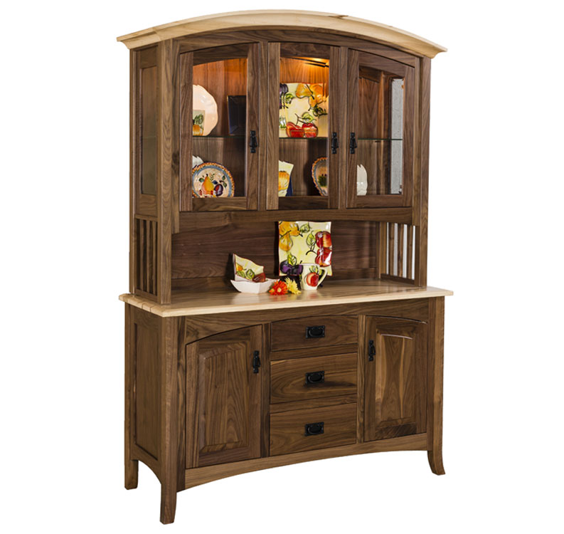amish woodworking custom hutches & buffets image