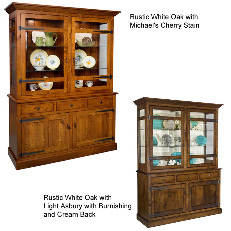 amish woodworking custom hutches & buffets image