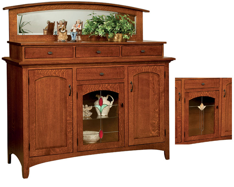 amish woodworking custom hutches & buffets image