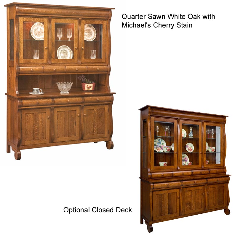 amish woodworking custom hutches & buffets image