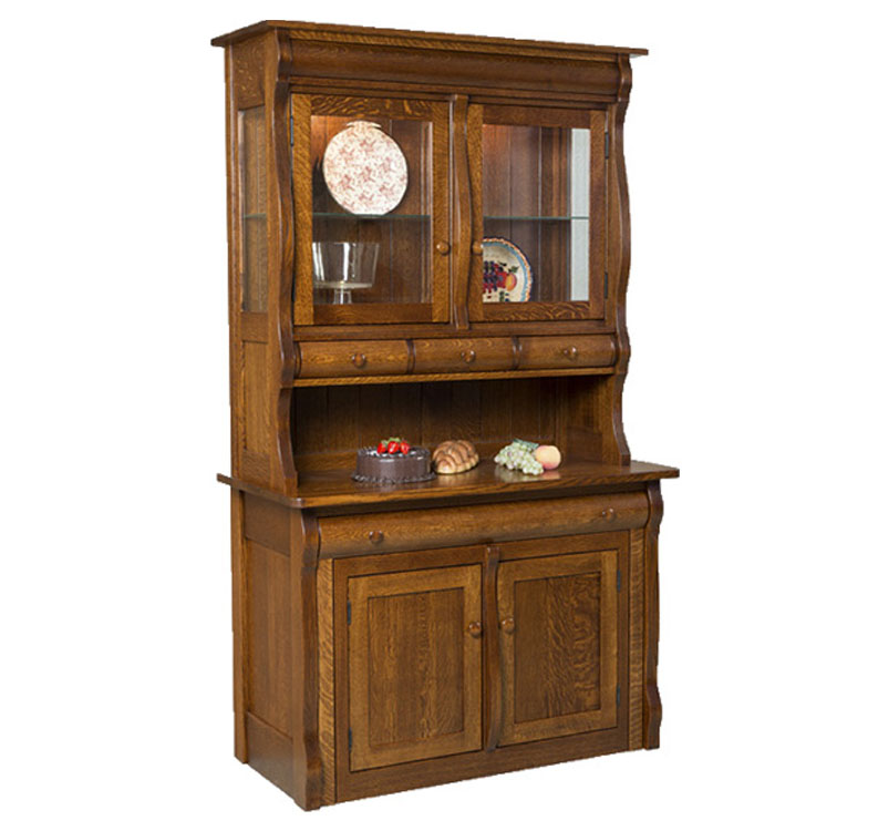 amish woodworking custom hutches & buffets image