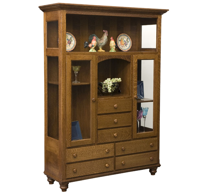 amish woodworking custom hutches & buffets image