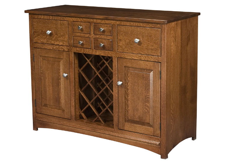 amish woodworking custom wine cabinet image