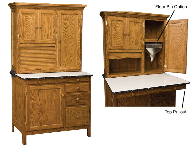 amish woodworking custom hutches & buffets image
