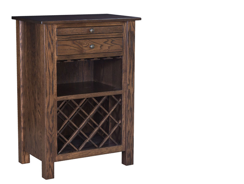 amish woodworking custom wine cabinet image