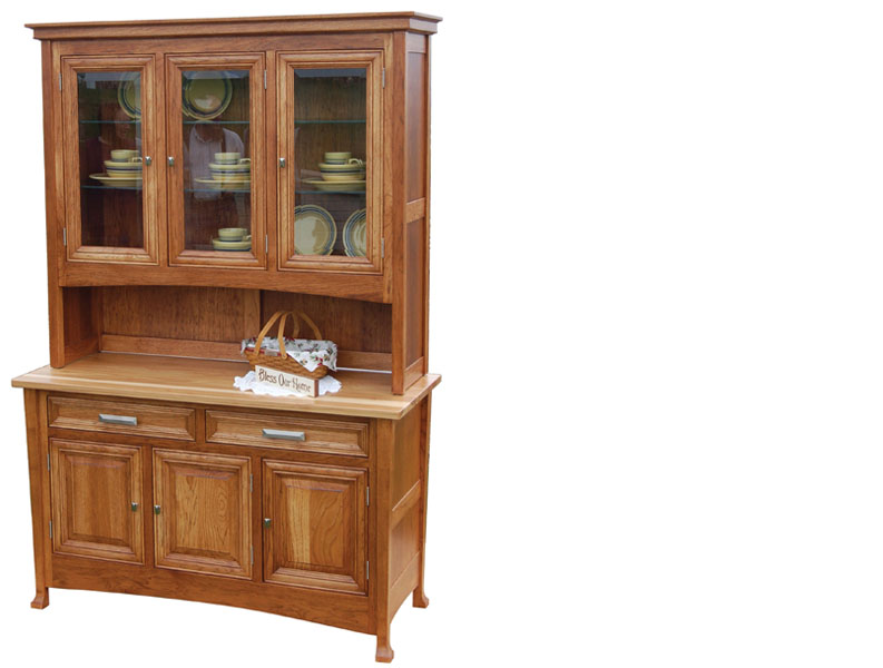 amish woodworking custom hutches & buffets image