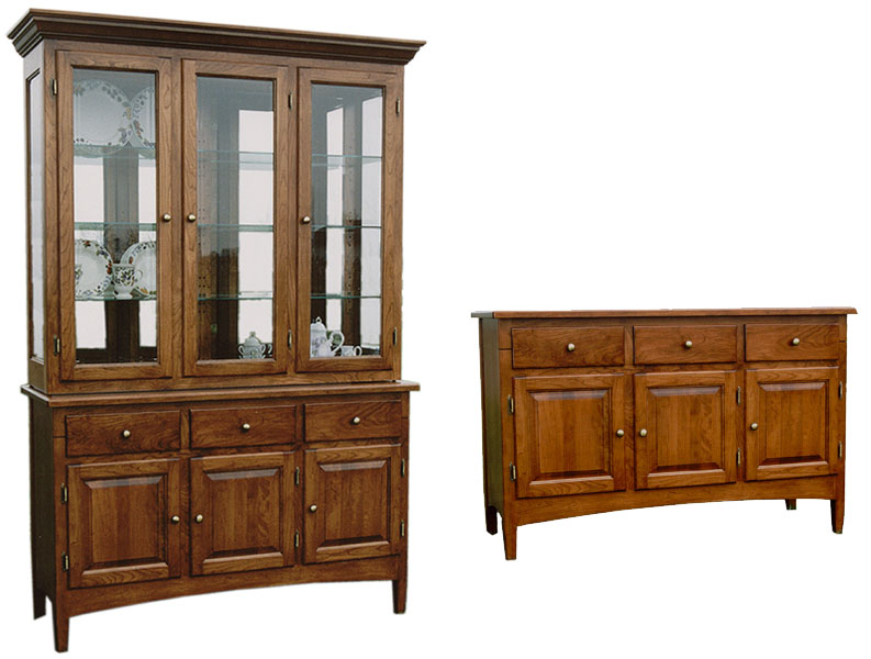 amish woodworking custom hutches & buffets image