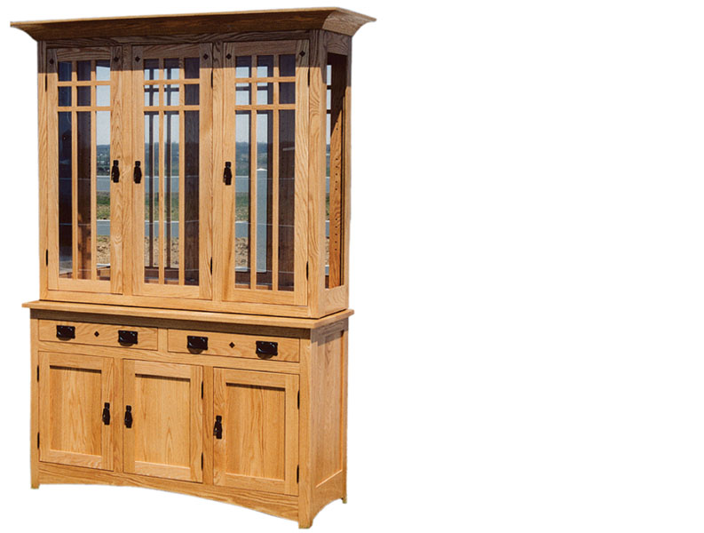 amish woodworking custom hutches & buffets image