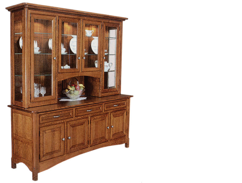 amish woodworking custom hutches & buffets image