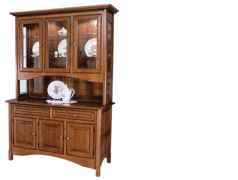 amish woodworking custom hutches & buffets image