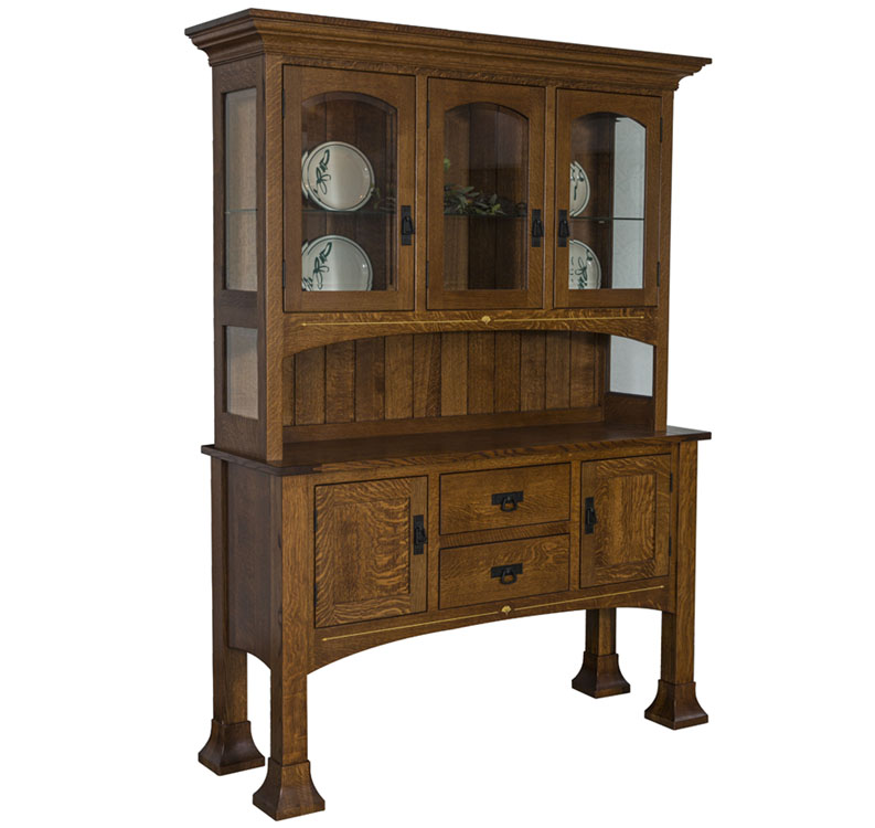 amish woodworking custom hutches & buffets image