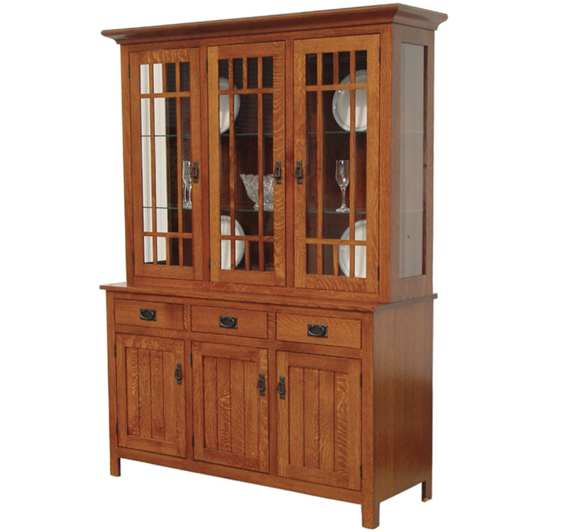 amish woodworking custom hutches & buffets image