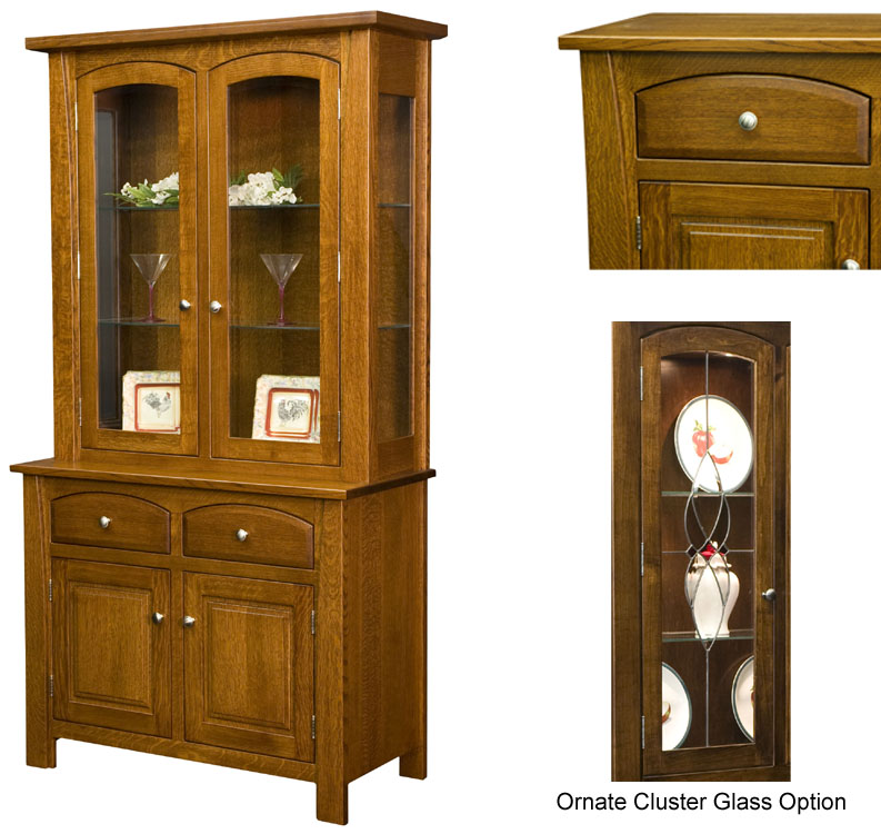 amish woodworking custom hutches & buffets image