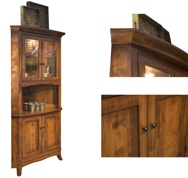 amish woodworking custom hutches & buffets image
