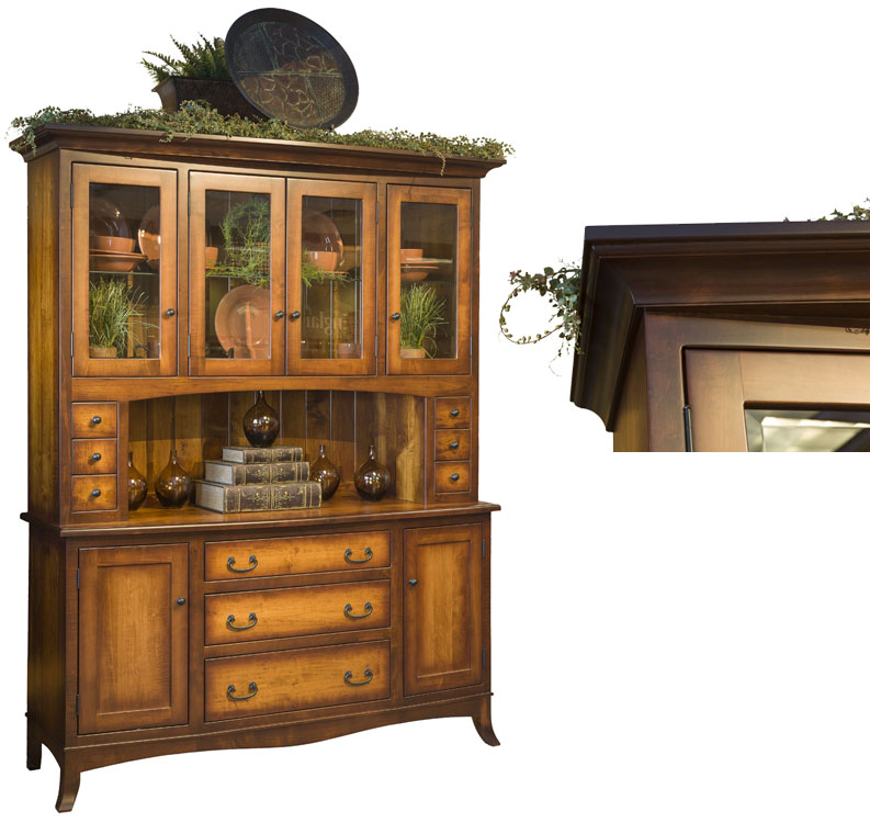 amish woodworking custom hutches & buffets image
