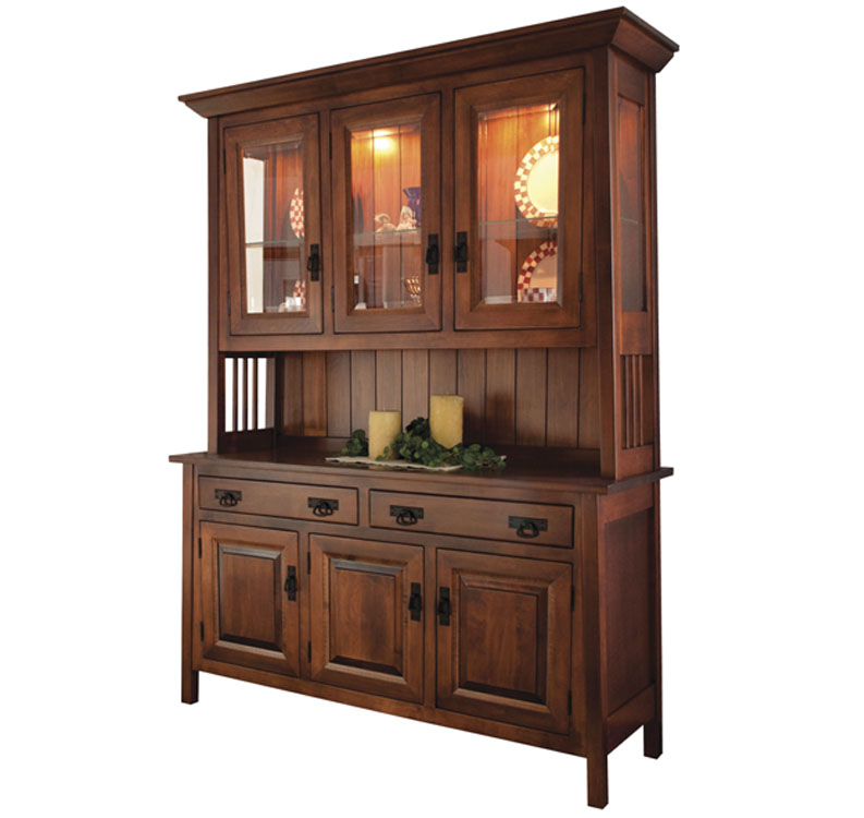 amish woodworking custom hutches & buffets image