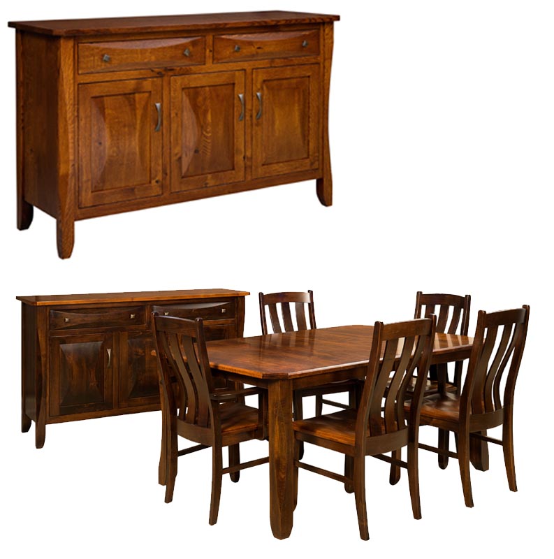 amish woodworking custom hutches & buffets image
