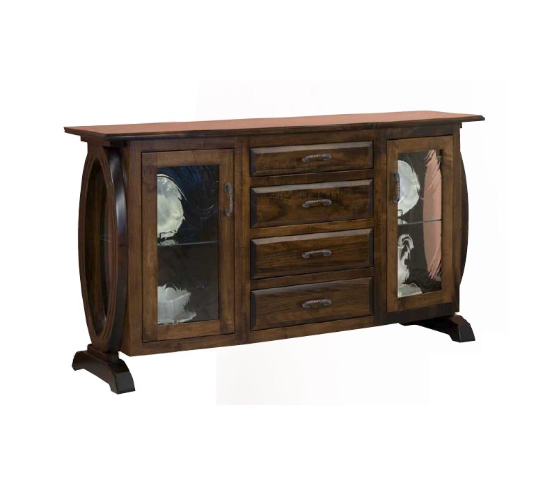 amish woodworking custom hutches & buffets image