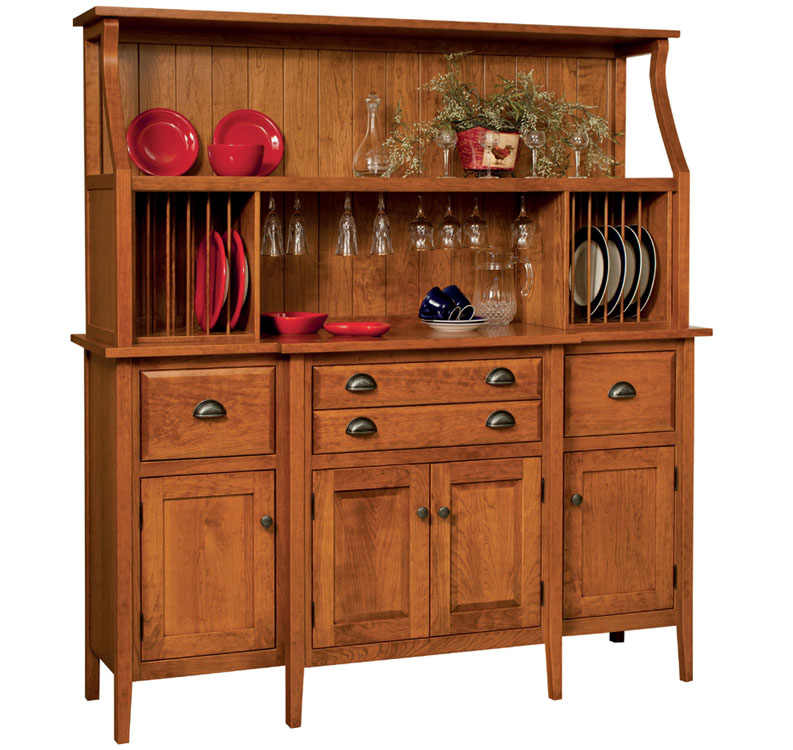 amish woodworking custom hutches & buffets image