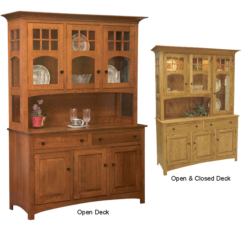 amish woodworking custom hutches & buffets image