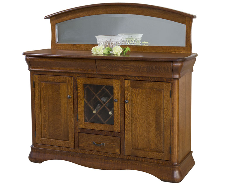 amish woodworking custom wine cabinet image