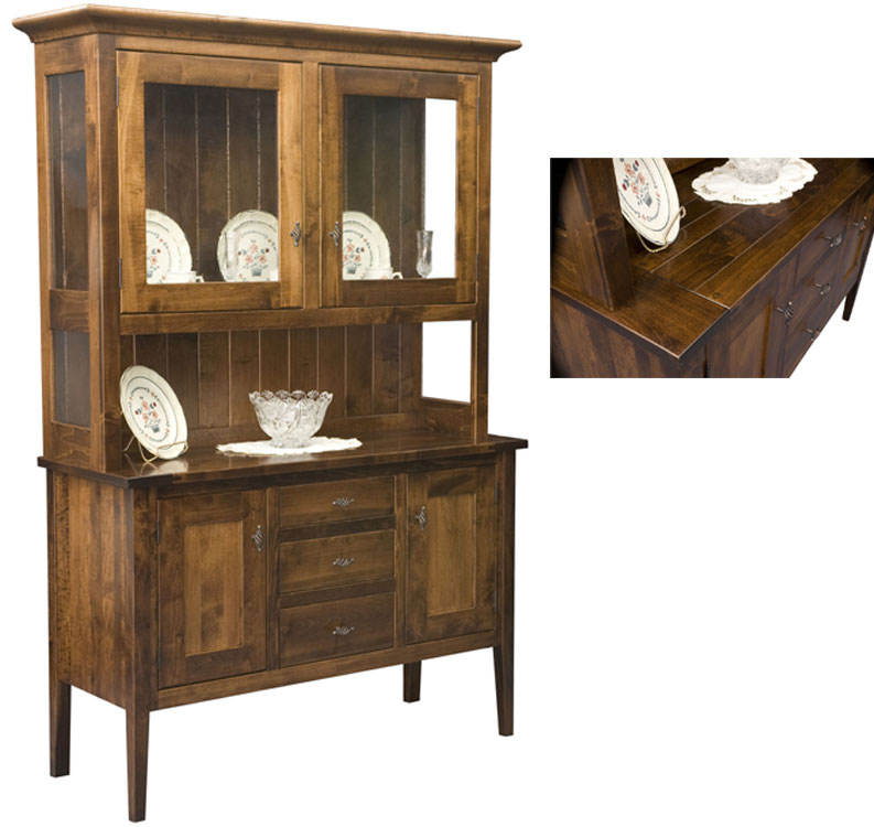 amish woodworking custom hutches & buffets image