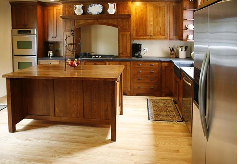 amish woodworking custom kitchen image