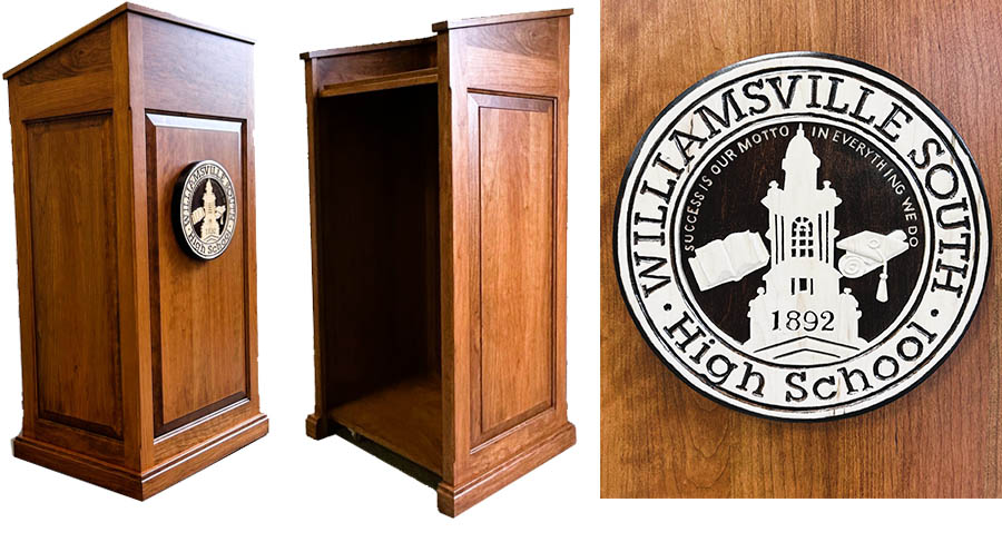 amish woodworking williamsville school image