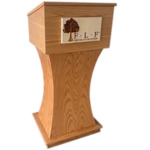 amish woodworking embassy podium image