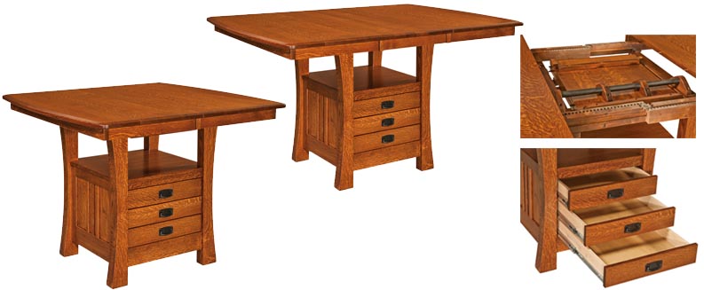 amish woodworking custom table image