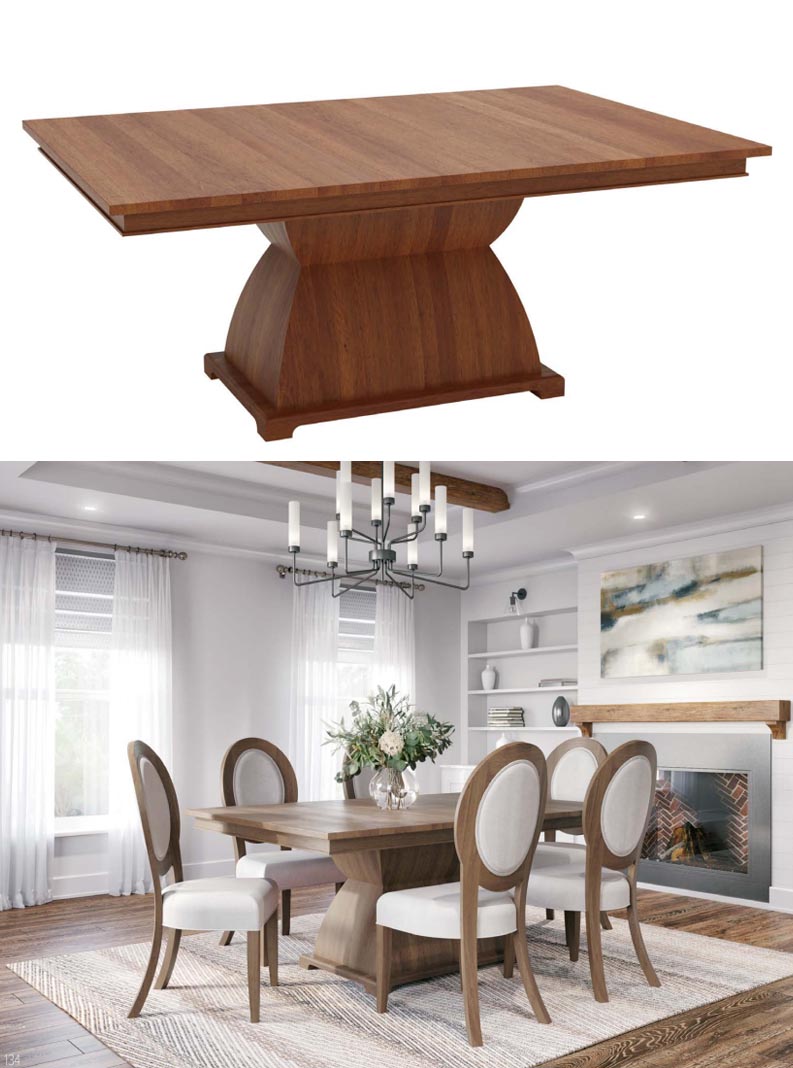 amish woodworking custom table image