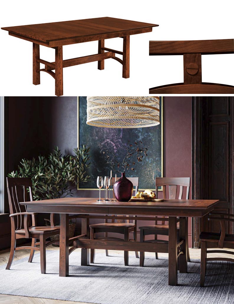 amish woodworking custom table image