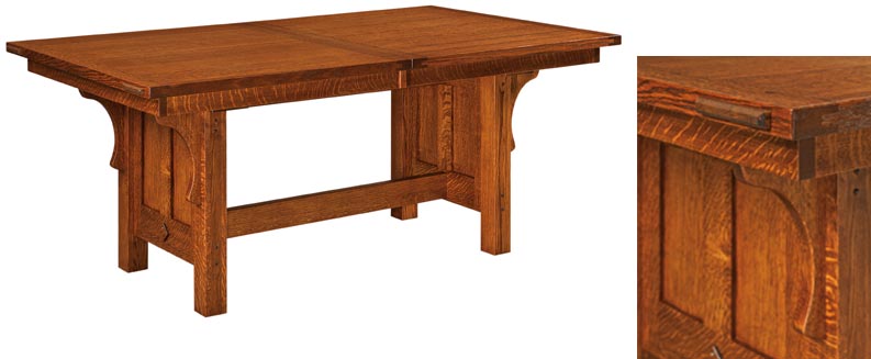 amish woodworking custom table image