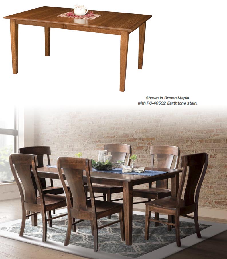 amish woodworking custom table image