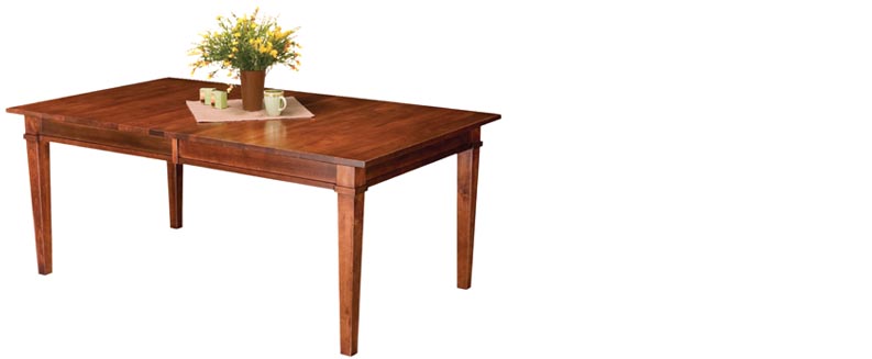 amish woodworking custom table image