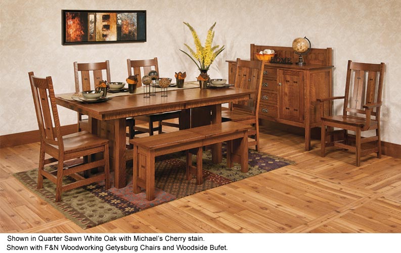 amish woodworking custom table image