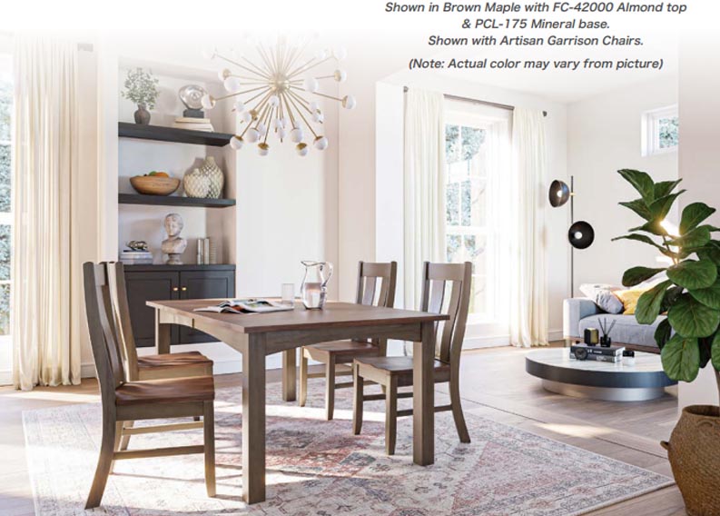 amish woodworking custom table image