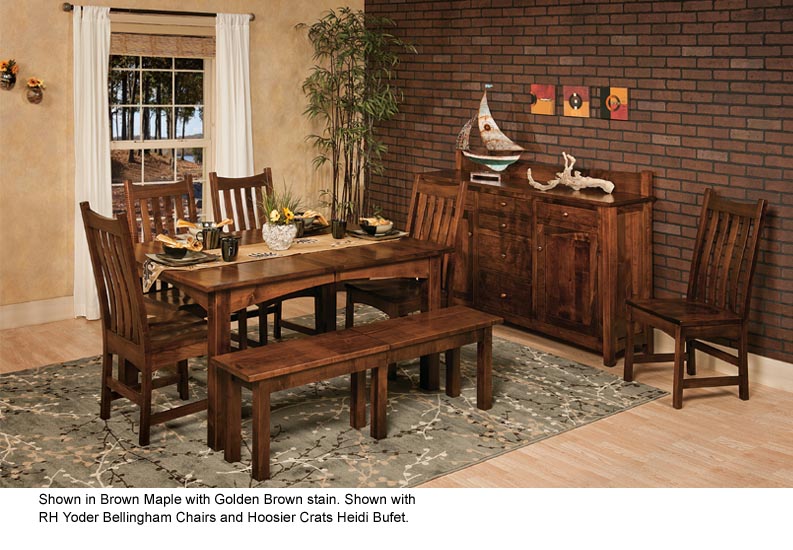 amish woodworking custom table image