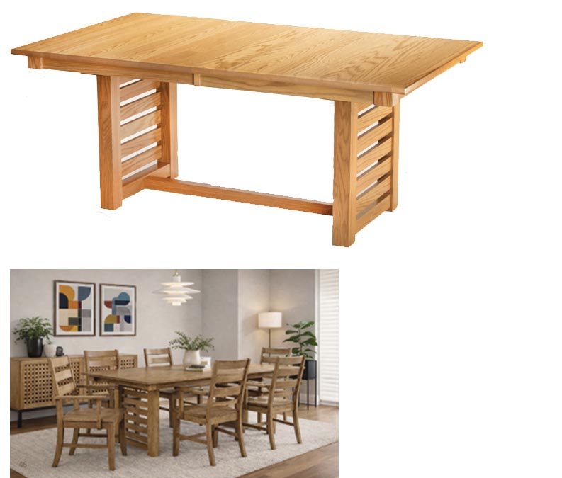 amish woodworking custom table image