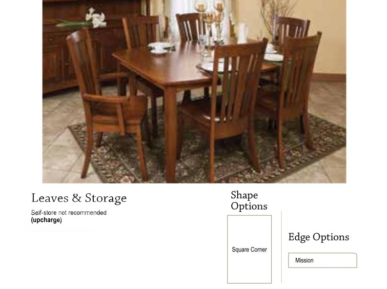 amish woodworking custom table image