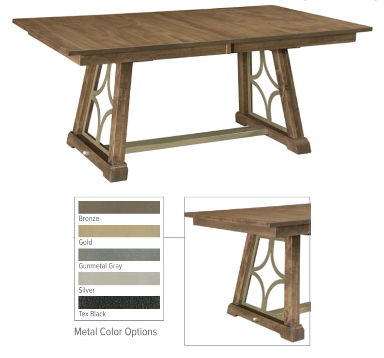 amish woodworking custom table image