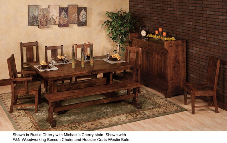 amish woodworking custom table image