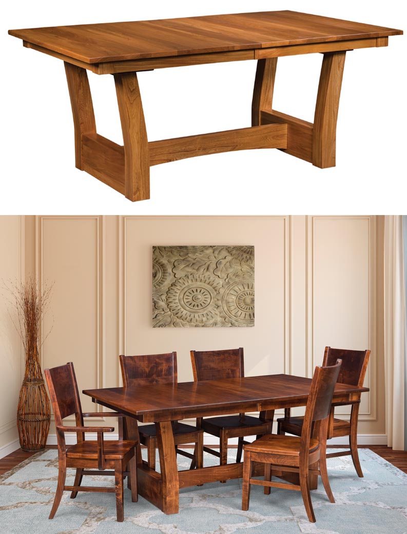 amish woodworking custom table image