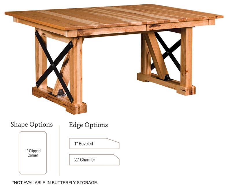 amish woodworking custom table image