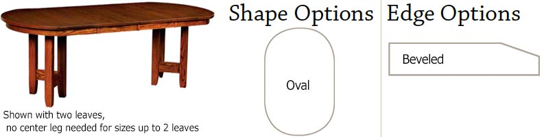 amish woodworking custom table image