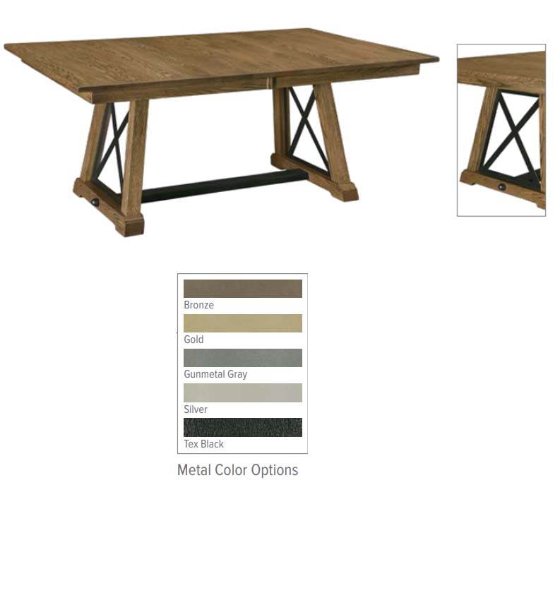 amish woodworking custom table image