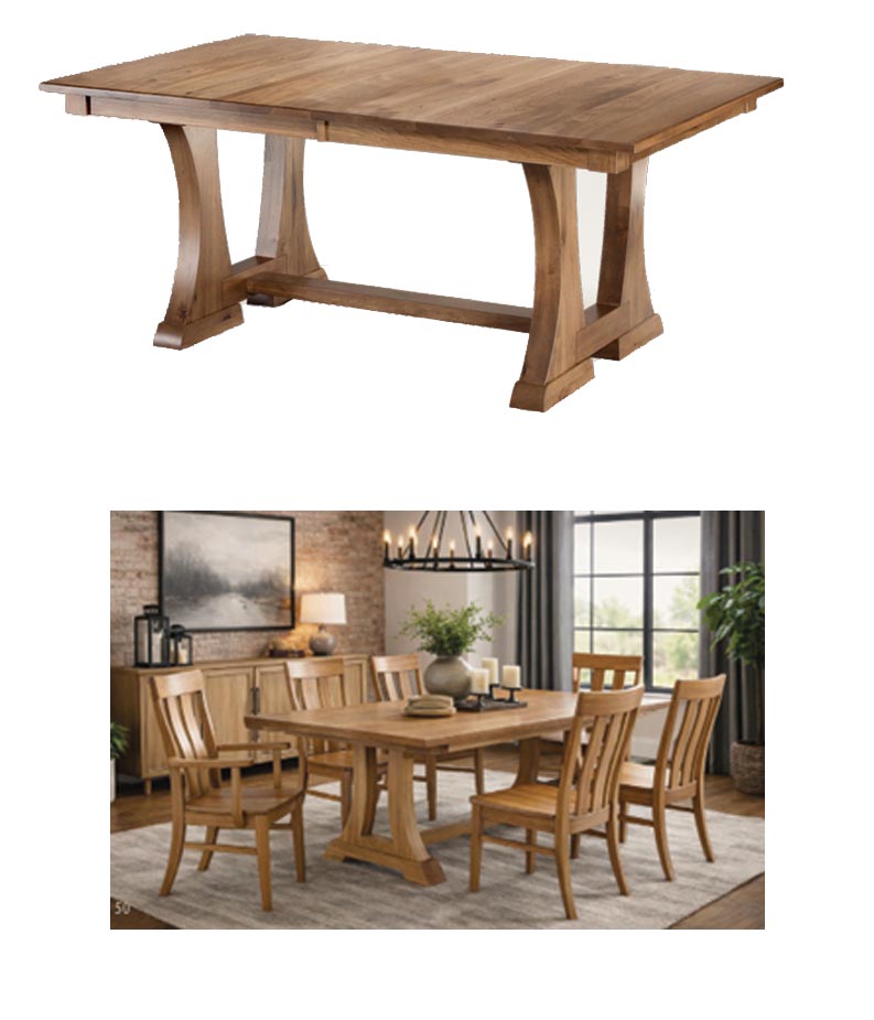 amish woodworking custom table image