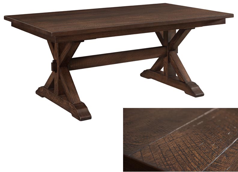 amish woodworking custom table image